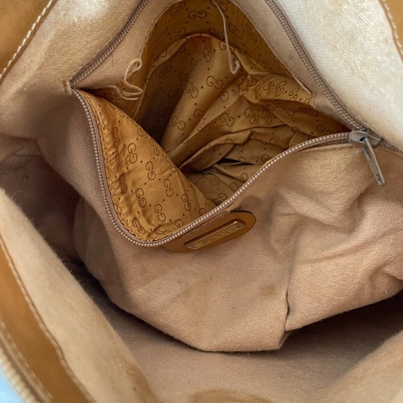 Authentic GUCCI Micro GG Shoulder Bag PVC Leather Purse - Picture 11 of 13